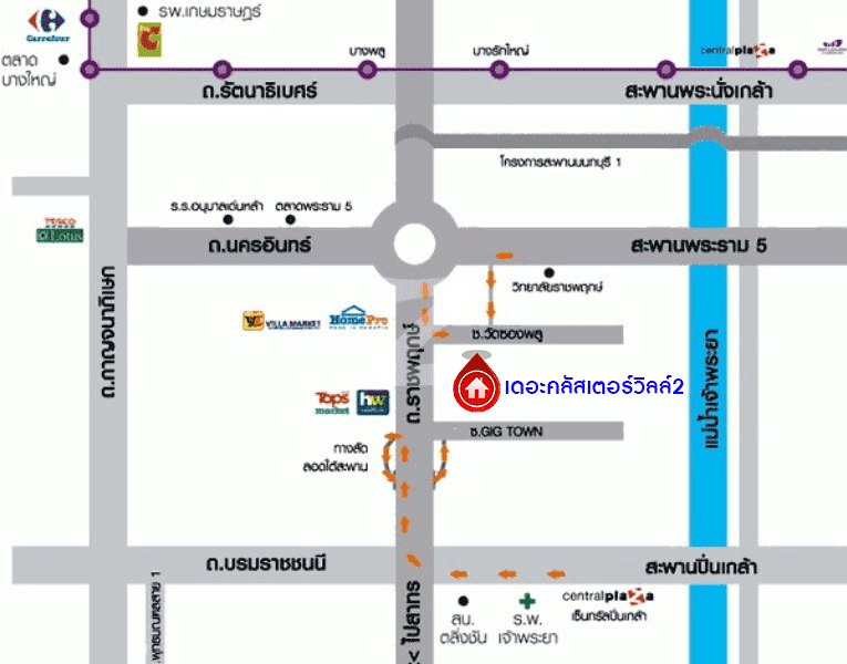 บ้านมือสองตกแต่งใหม่ ม.เดอะคลัสเตอร์วิลล์2 ราชพฤกษ์-พระราม5 เนื้อที่ 48.2 ตร.ว. ฟังก์ชัน 3 ห้องนอน 3 ห้องน้ำ 2 ที่จอดรถ บรรยากาศเงียบสงบ น่าอยู่ บนทำเลเดินทางสะดวก ใกล้ The Walk ,The Crystal SB และจุดขึ้นทางด่วน "ศรีรัช"